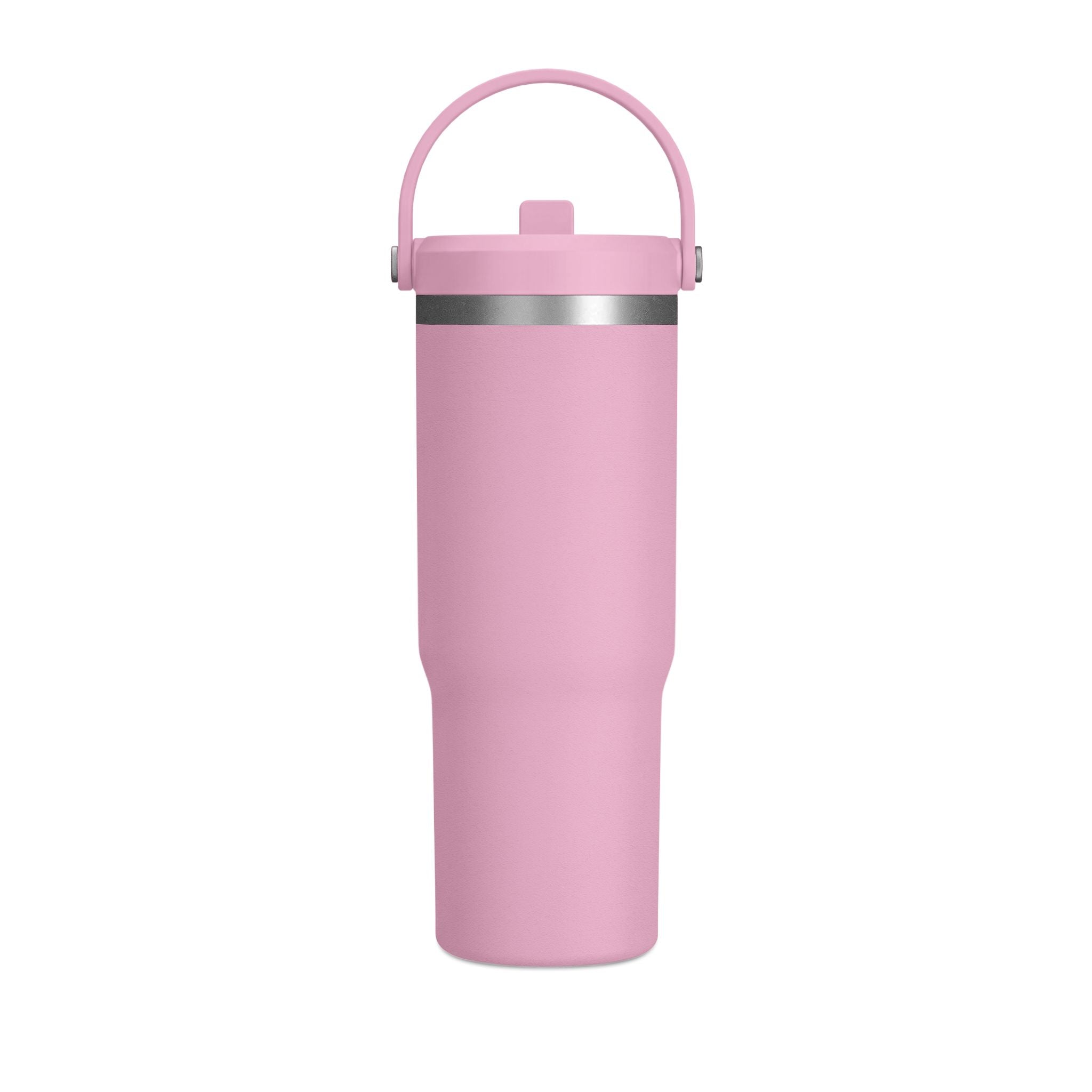 Nomad 32oz Insulated Tumbler — Travel Water Bottle with Handle (Minimalist Beige)