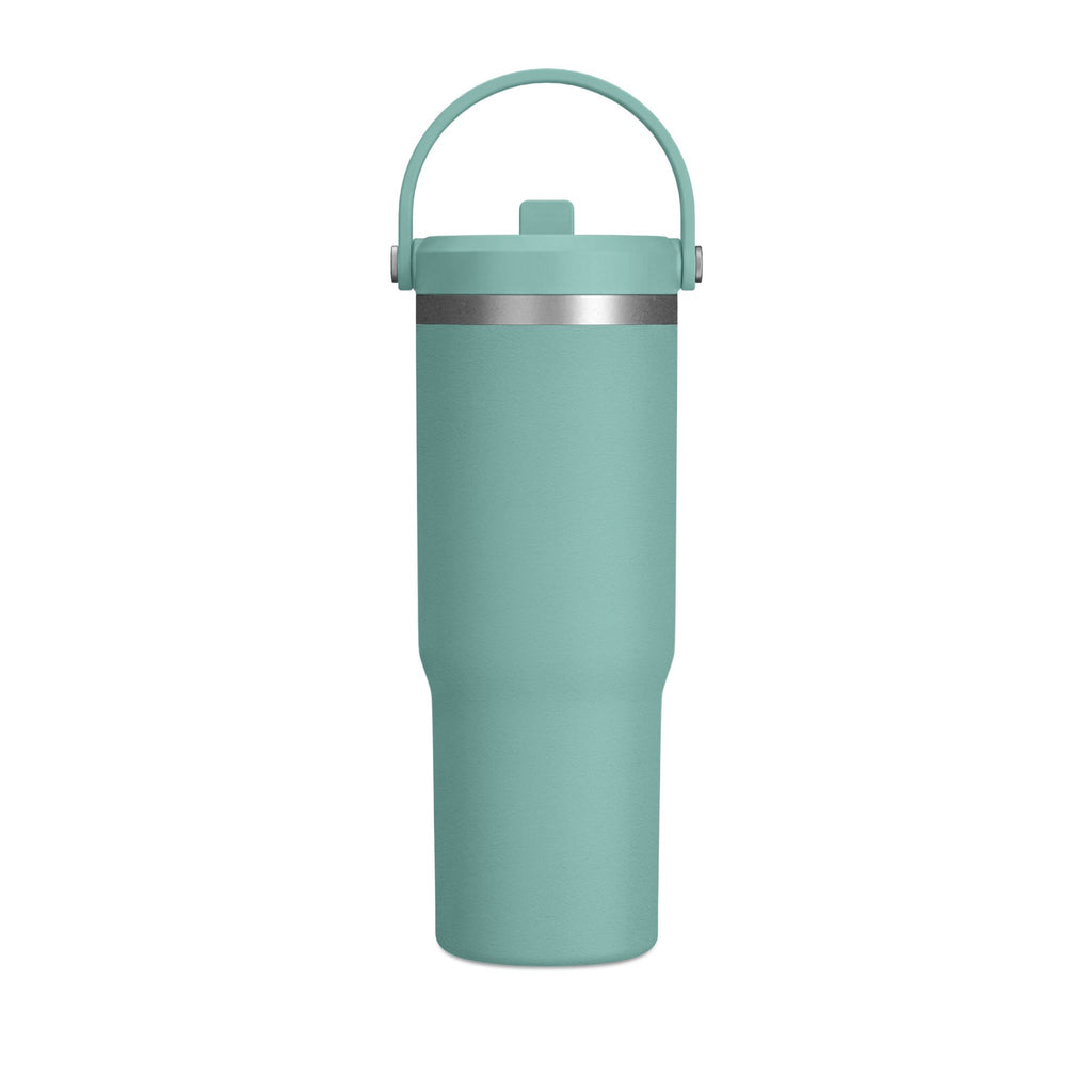 Nomad 32oz Insulated Tumbler — Travel Water Bottle with Handle (Minimalist Beige)