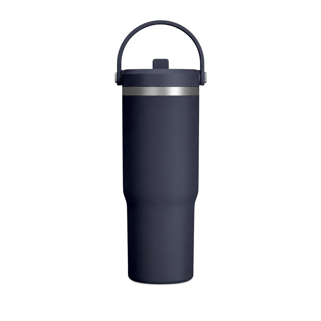 Nomad 32oz Insulated Tumbler — Travel Water Bottle with Handle (Minimalist Beige)