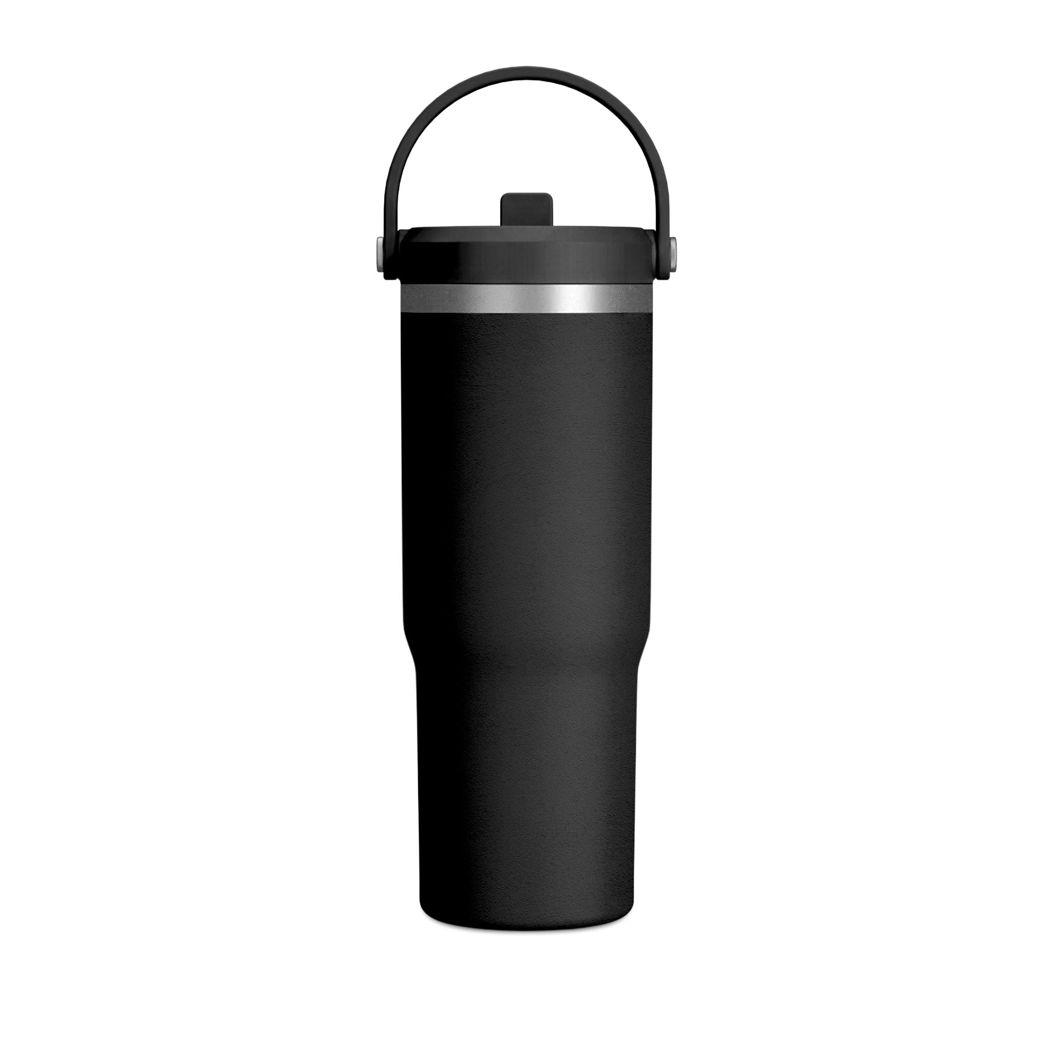 Nomad 32oz Insulated Tumbler — Travel Water Bottle with Handle (Minimalist Beige)