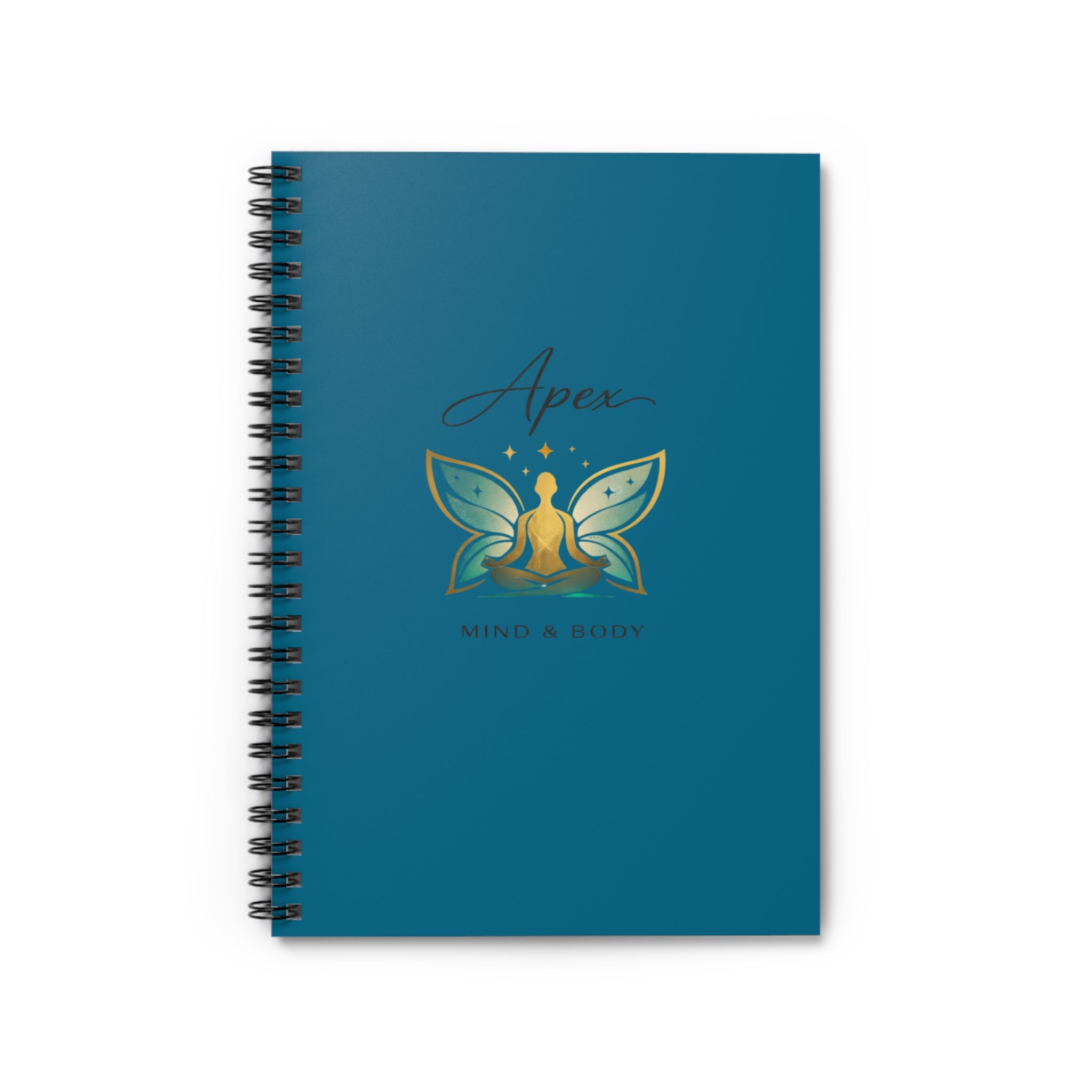Apex Mind & Body Spiral Notebook — Guided Yoga & Meditation Journal