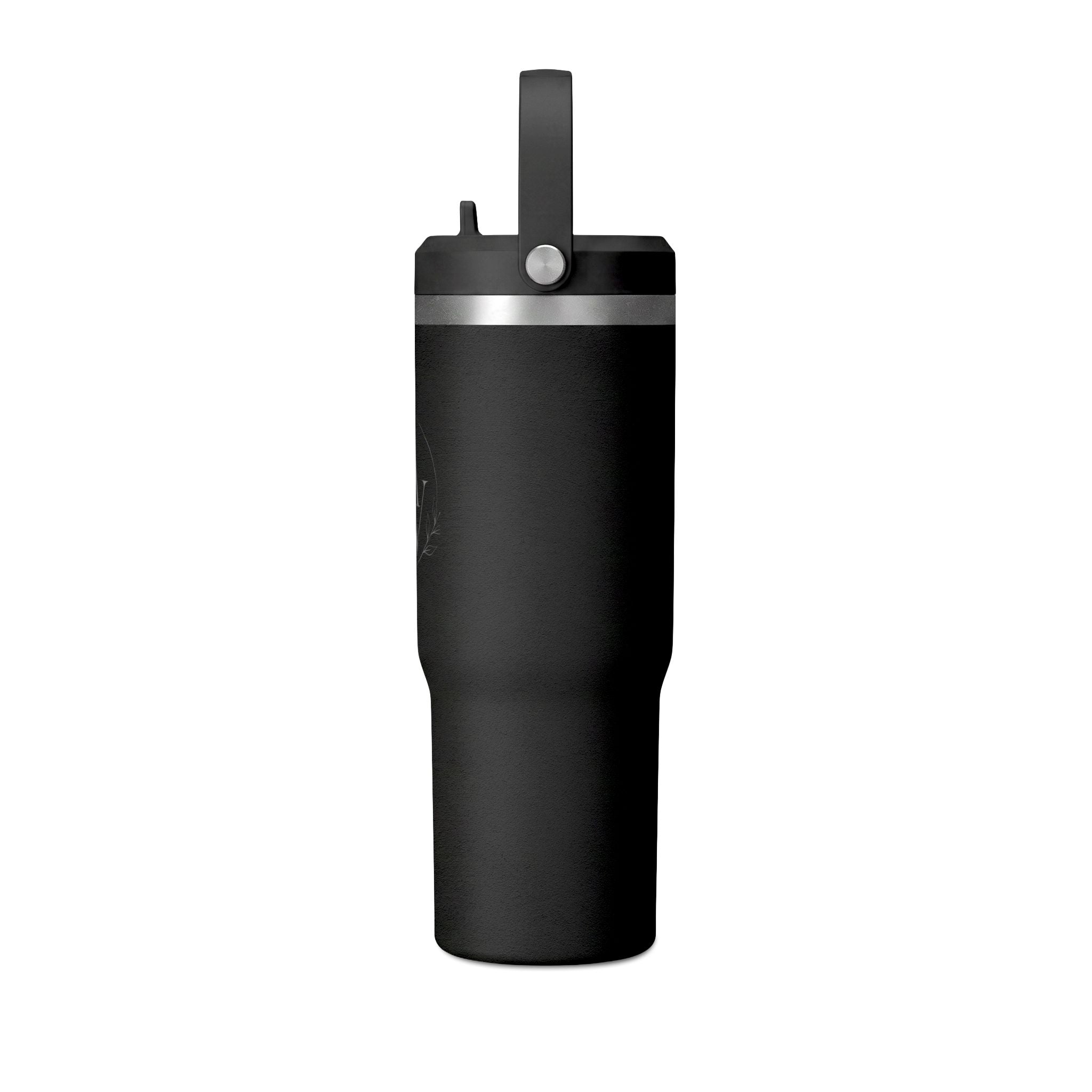 Nomad 32oz Insulated Tumbler — Travel Water Bottle with Handle (Minimalist Beige)