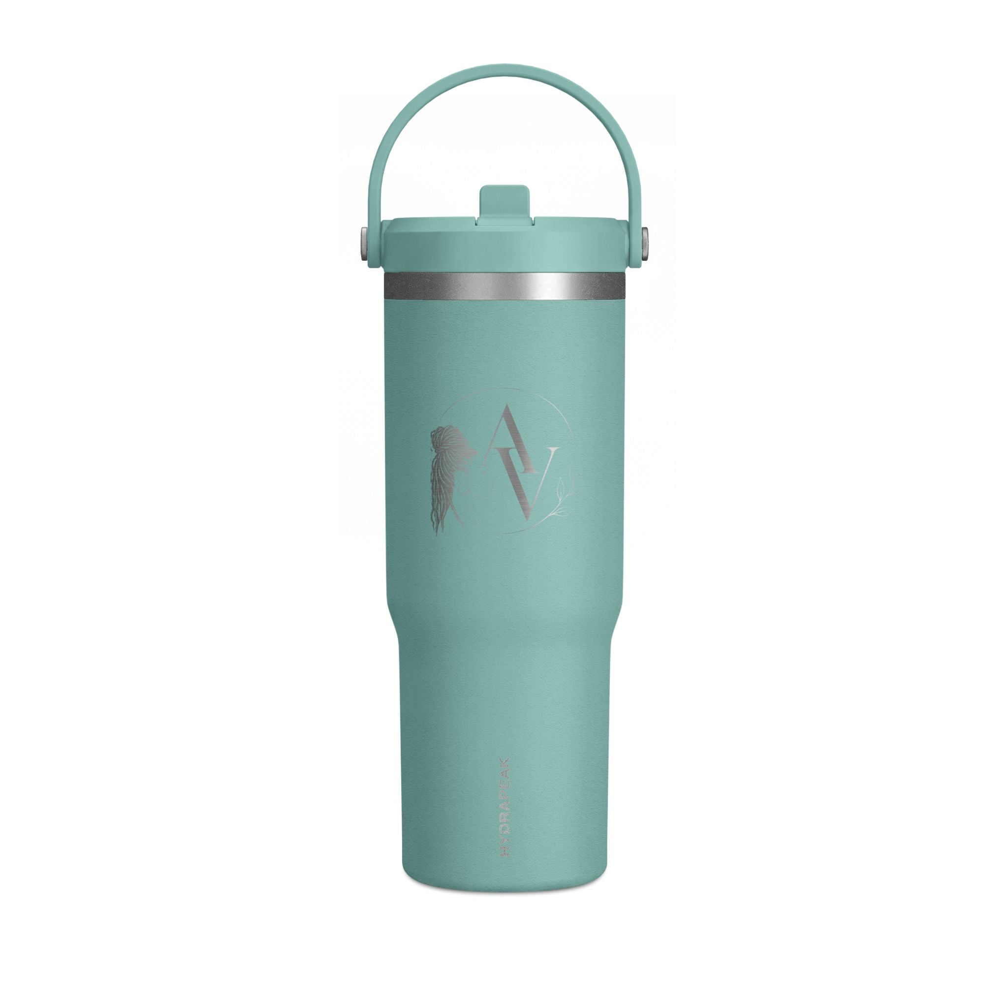 Nomad 32oz Insulated Tumbler — Travel Water Bottle with Handle (Minimalist Beige)