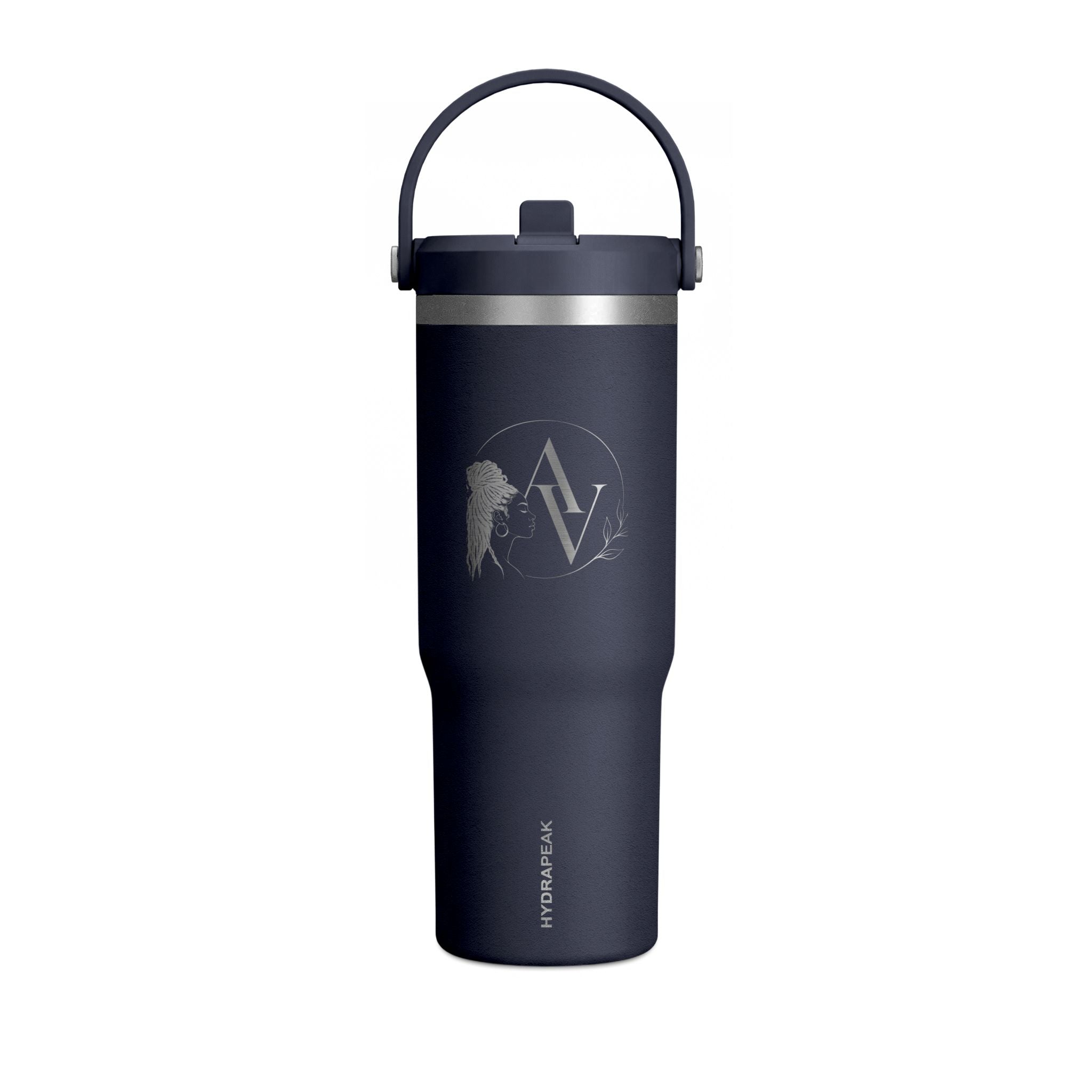 Nomad 32oz Insulated Tumbler — Travel Water Bottle with Handle (Minimalist Beige)