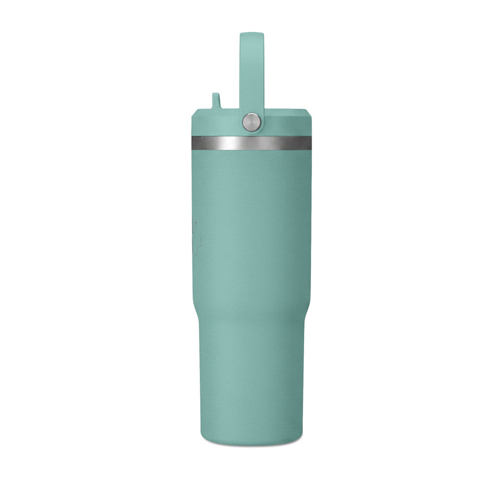 Nomad 32oz Insulated Tumbler — Travel Water Bottle with Handle (Minimalist Beige)