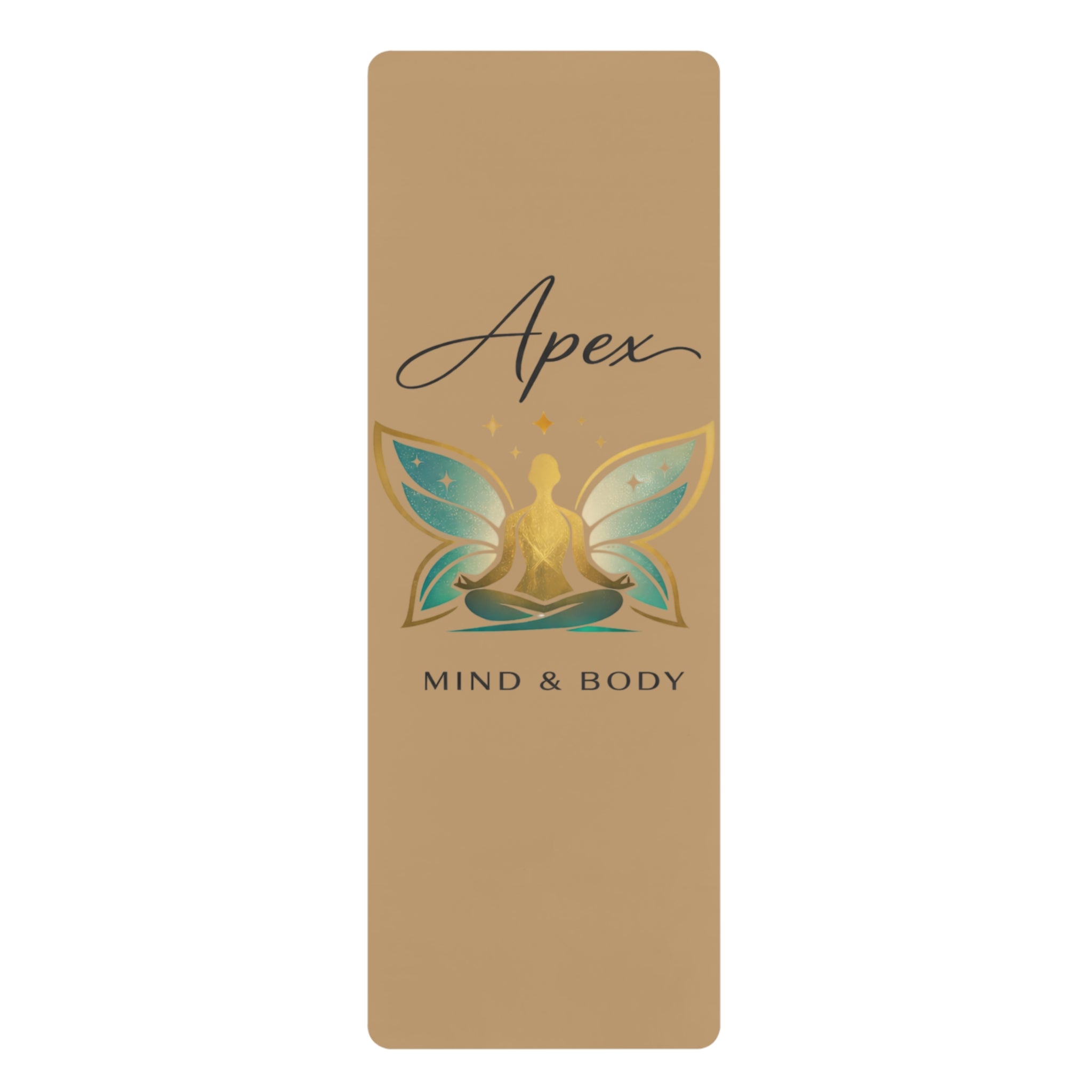 Apex Mind & Body Lotus Meditation Rubber Yoga Mat
