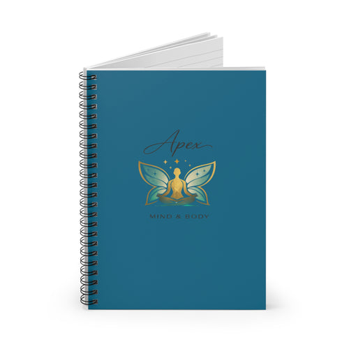 Apex Mind & Body Spiral Notebook — Guided Yoga & Meditation Journal