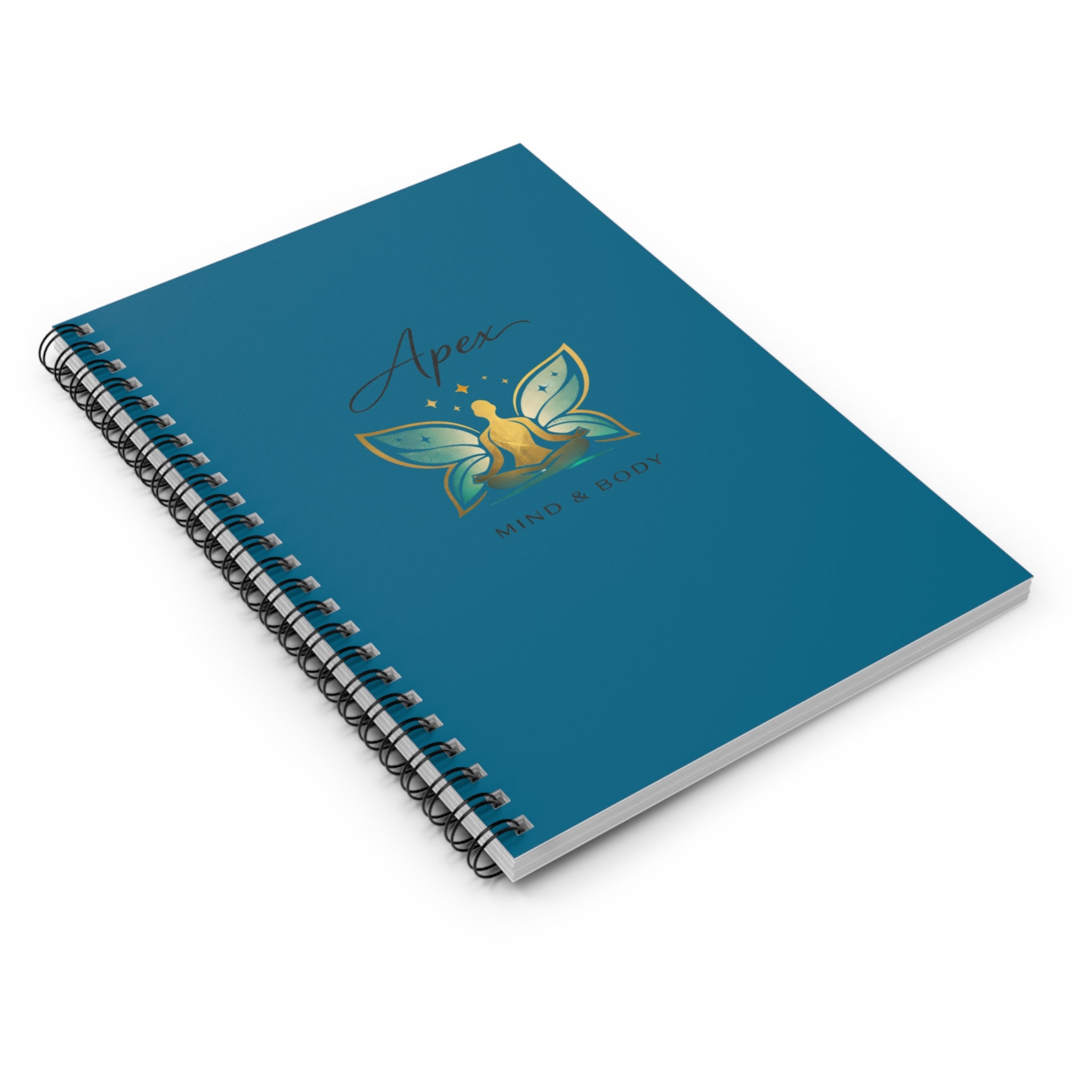 Apex Mind & Body Spiral Notebook — Guided Yoga & Meditation Journal