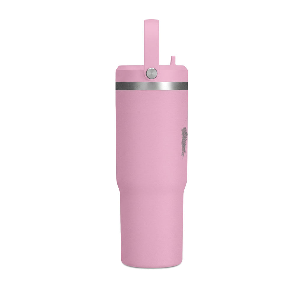 Nomad 32oz Insulated Tumbler — Travel Water Bottle with Handle (Minimalist Beige)