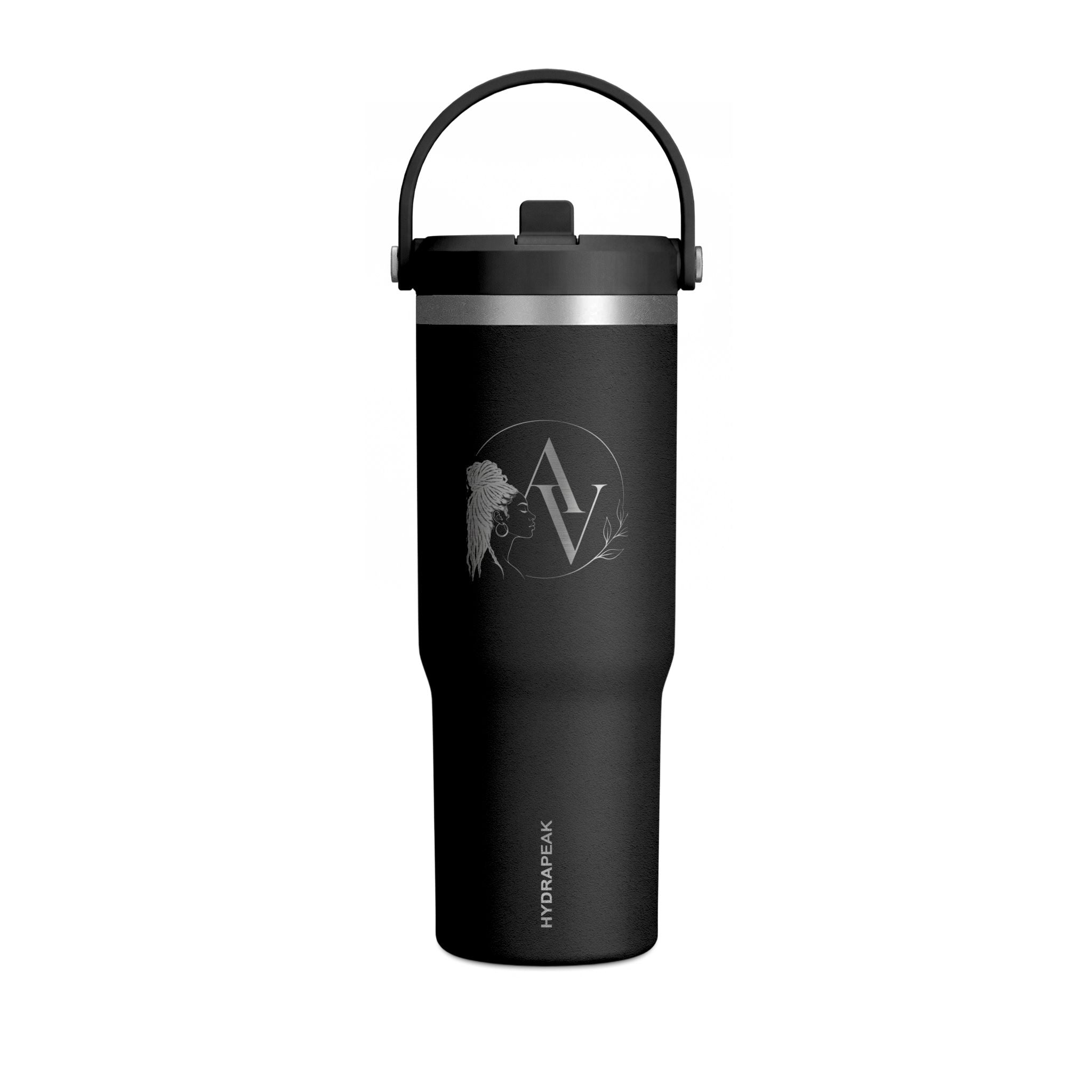 Nomad 32oz Insulated Tumbler — Travel Water Bottle with Handle (Minimalist Beige)