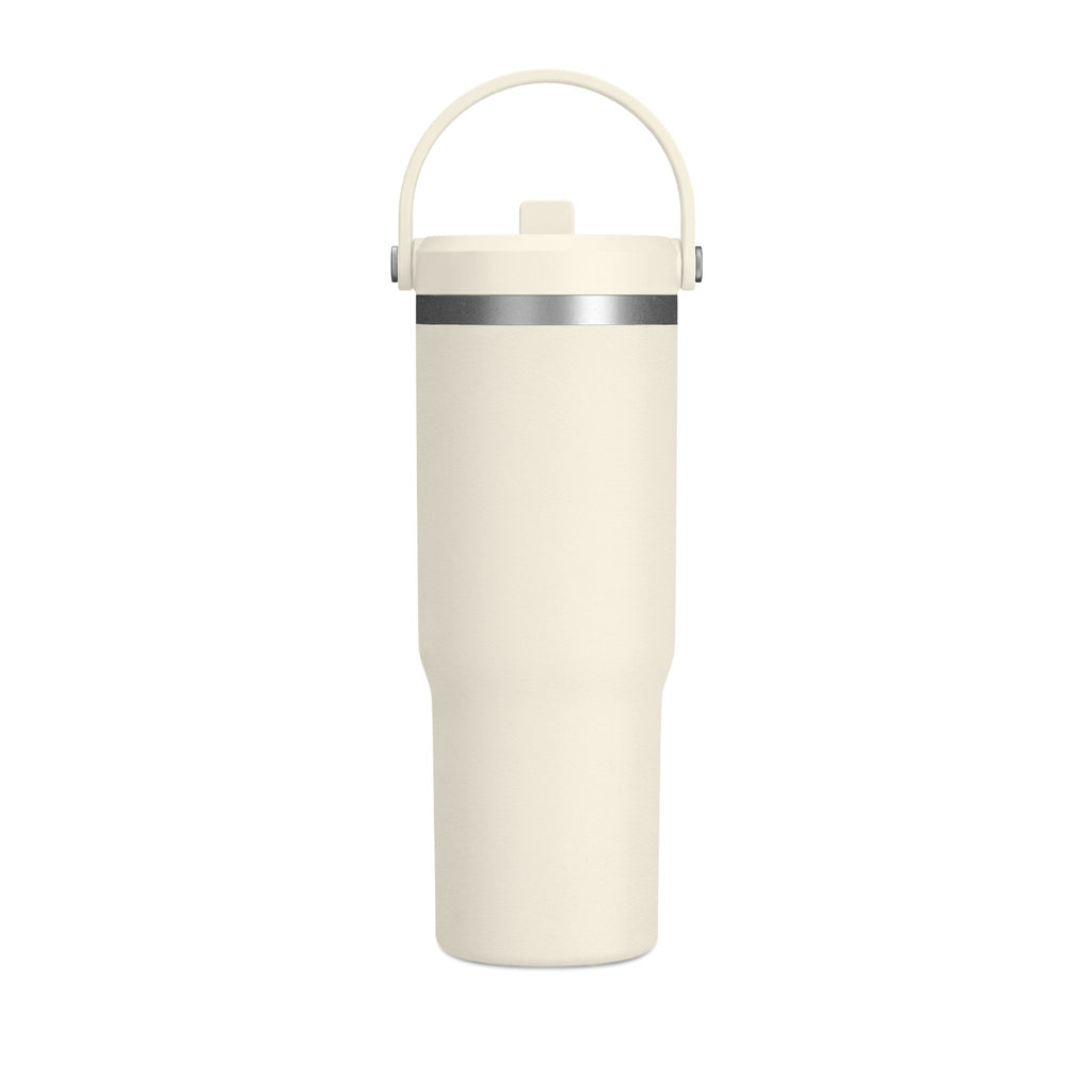Nomad 32oz Insulated Tumbler — Travel Water Bottle with Handle (Minimalist Beige)